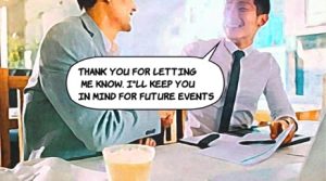 Ways To Respond To Someone Who Cannot Attend An Event Professionally