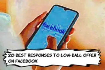 How to Respond to Lowball Offer On Facebook