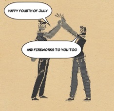 how to reply to fourth of july