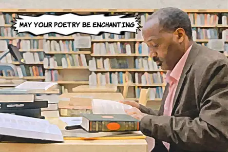 how to respond to happy poet day