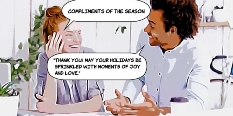 How to respond to Compliments of the Season