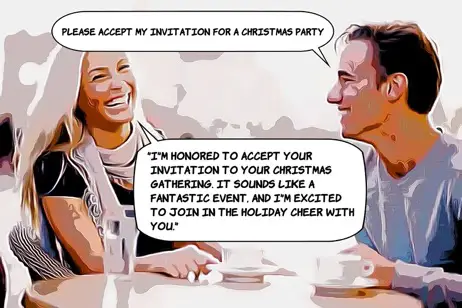 Ways to Politely to Accept a Christmas Party Invitation 