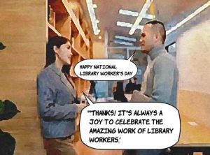 How to Reply to Happy National Library Workers Day