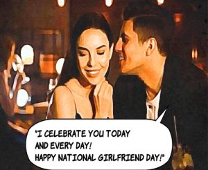 how to respond to happy girlfriend's day