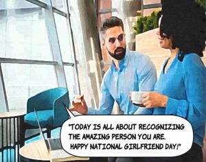 how to respond to happy girlfriend's day