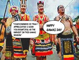 best responses to happy gawai day