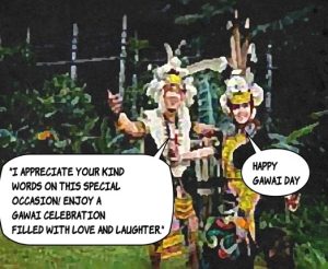 best responses to happy gawai day